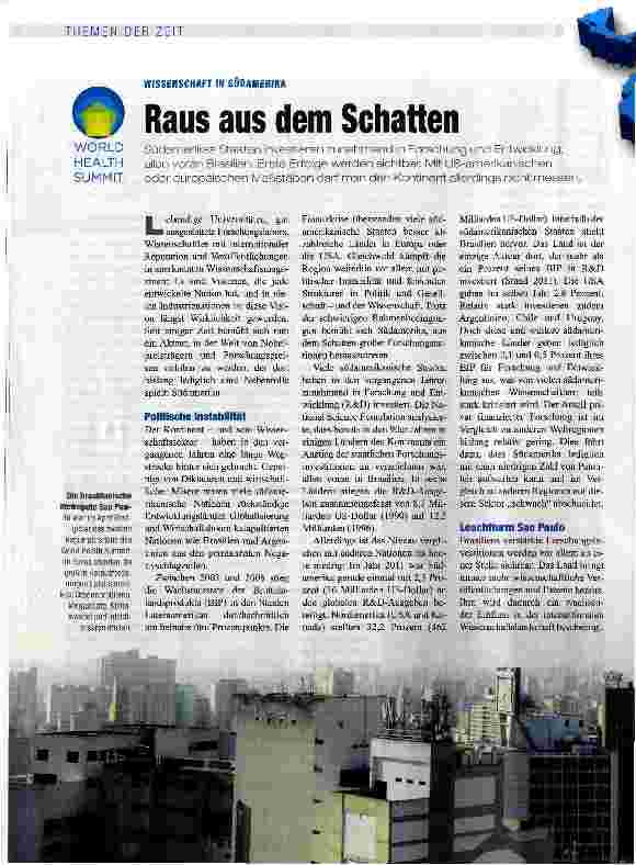 Vorschauseite 1: Raus aus dem Schatten