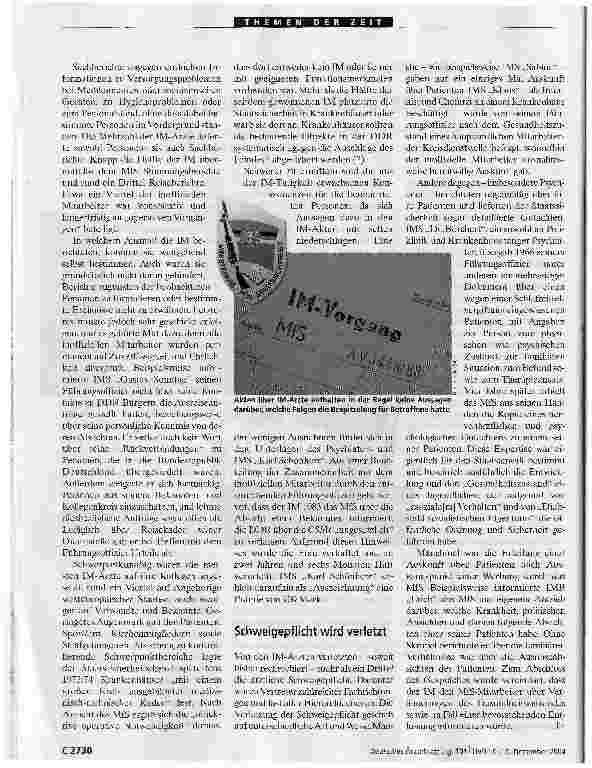 Vorschauseite 2: Im Dienste der DDR-Staatssicherheit