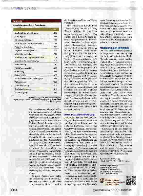Vorschauseite 3: Priorisierung: Werthaltungen und Assoziationen