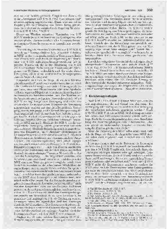 Vorschauseite 2: Medizinische Versorgungszentren