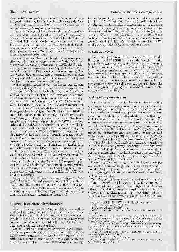 Vorschauseite 3: Medizinische Versorgungszentren