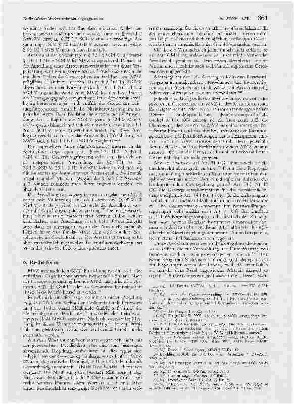 Vorschauseite 4: Medizinische Versorgungszentren