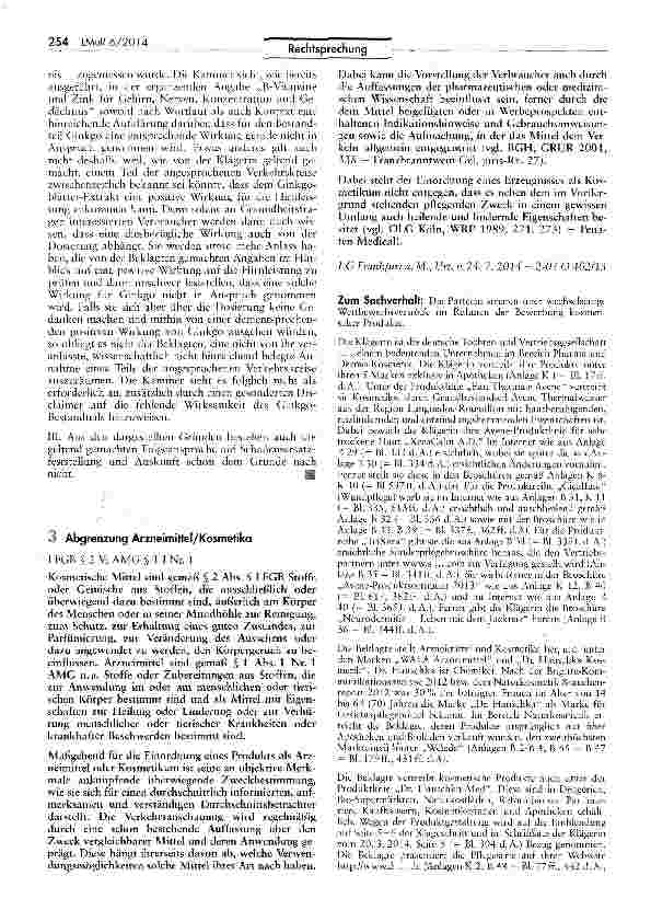 Vorschauseite 5: Zulässigkeit der Werbung nach der Health-Claims-Verordnung HCVO Art. 10 Abs. 1 i. V. m. dem Anhang zur Verordnung (EU) Nr. 432/2012
