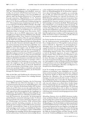 Vorschauseite 4: Die ersten fünf Jahre einer radikalen Reform der forensischen Psychiatrie in Italien