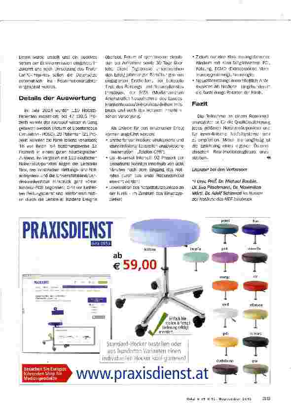 Vorschauseite 4: Qualität des Überlebens verbessert