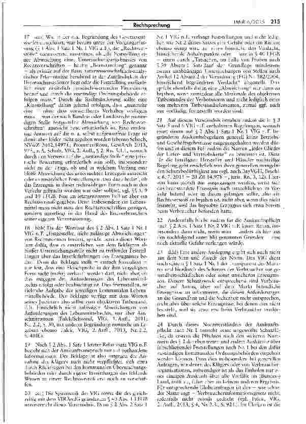 Vorschauseite 5: Informationsanspruch nach dem VIG gegenüber demLAVES