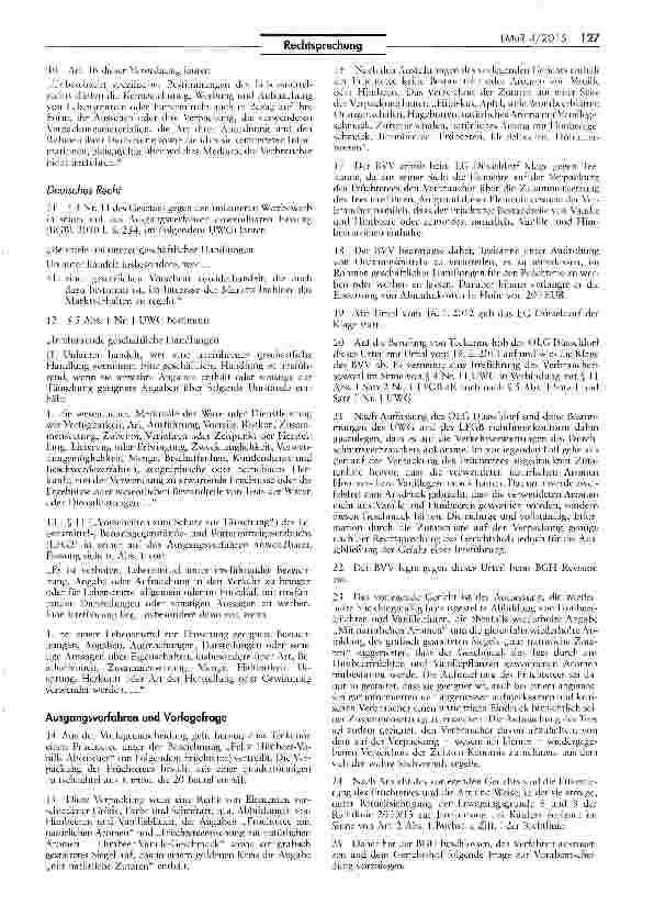 Vorschauseite 3: Bewerbung eines Früchtetees mit irreführender Umverpockung (Himbeer-Vanille-Abenteuer)