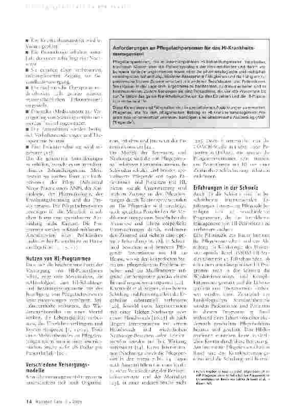 Vorschauseite 2: Menschen mit Herzinsuffizienz im Alitag betreuen - spezialisierte Pflegefachpersonen im interdisziplinären Team