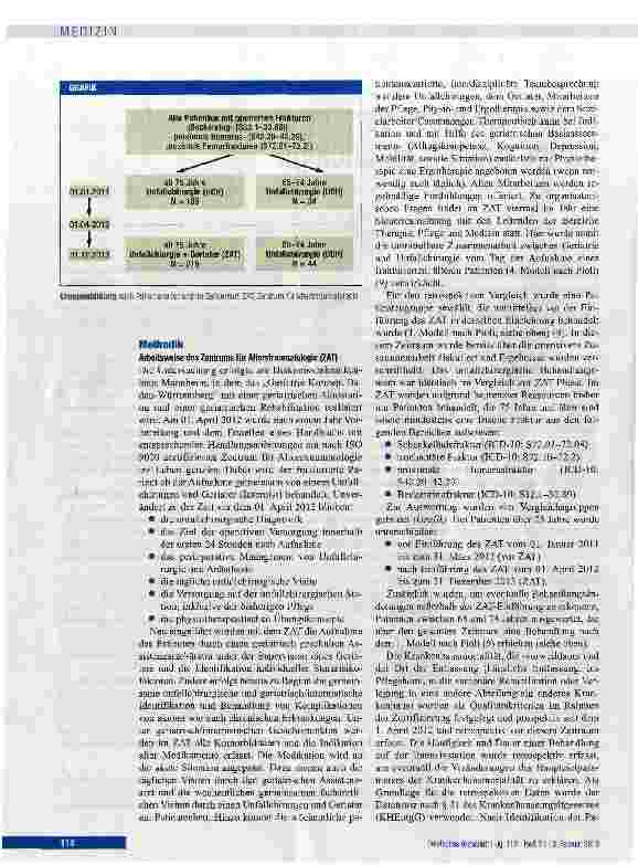 Vorschauseite 2: Evaluation eines Versorgungskonzepts für die Alterstraumatologie