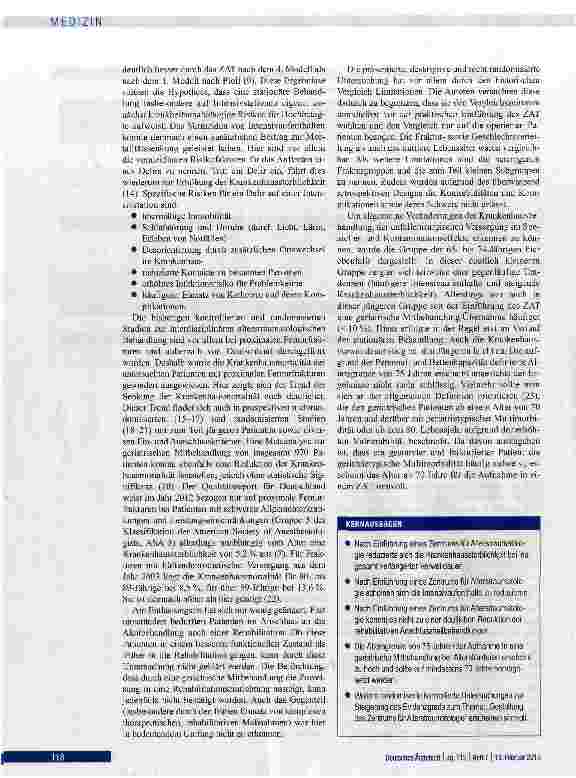 Vorschauseite 6: Evaluation eines Versorgungskonzepts für die Alterstraumatologie