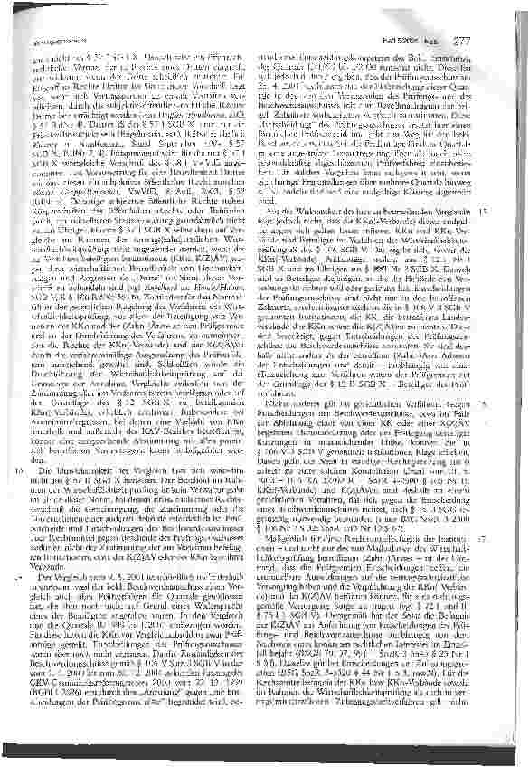 Vorschauseite 4: VertragsarztsrechtBesetzung der Gremien der Wirtschaftlichkeitsprüfung