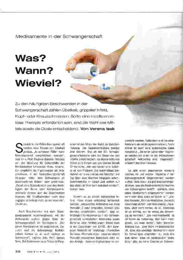 Vorschauseite 1: Was? Wann? Wieviel?