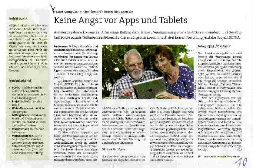 Vorschauseite 1: Keine Angst vor Apps und Tablets