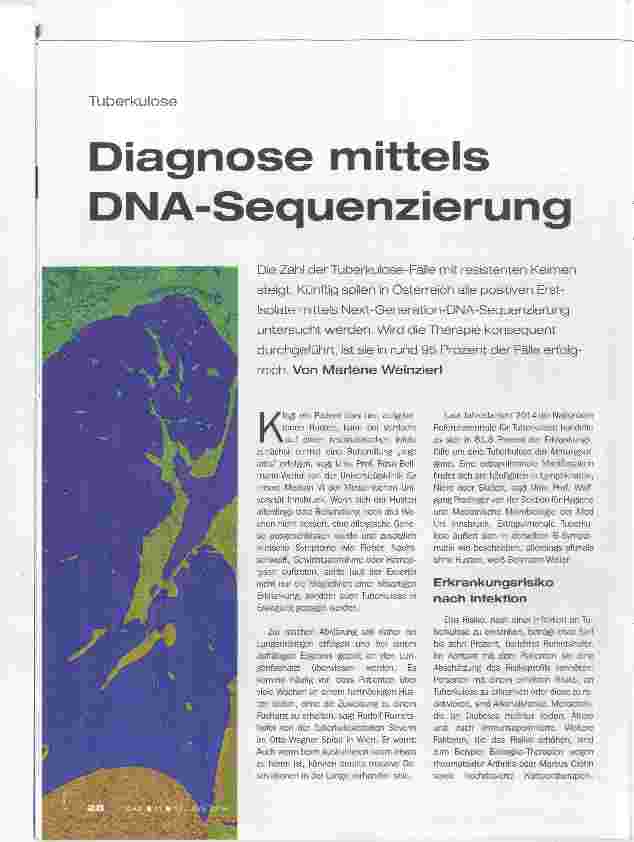 Vorschauseite 1: Diagnose mittels DNA-Sequenzierung