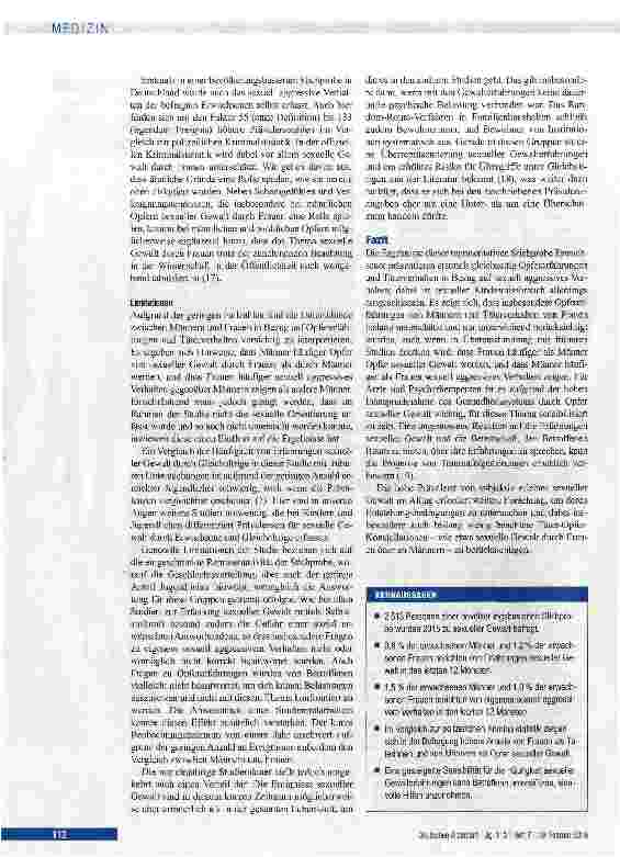Vorschauseite 6: Prävalenz sexueller Gewalt