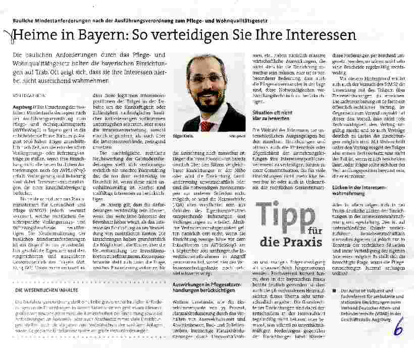 Vorschauseite 1: Heime in Bayern: So verteidigen Sie Ihre Interessen