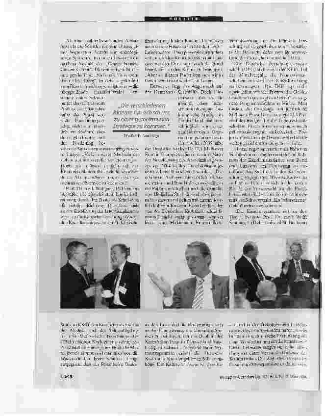 Vorschauseite 3: Wir müssen völlig neue Allianzen schaffen