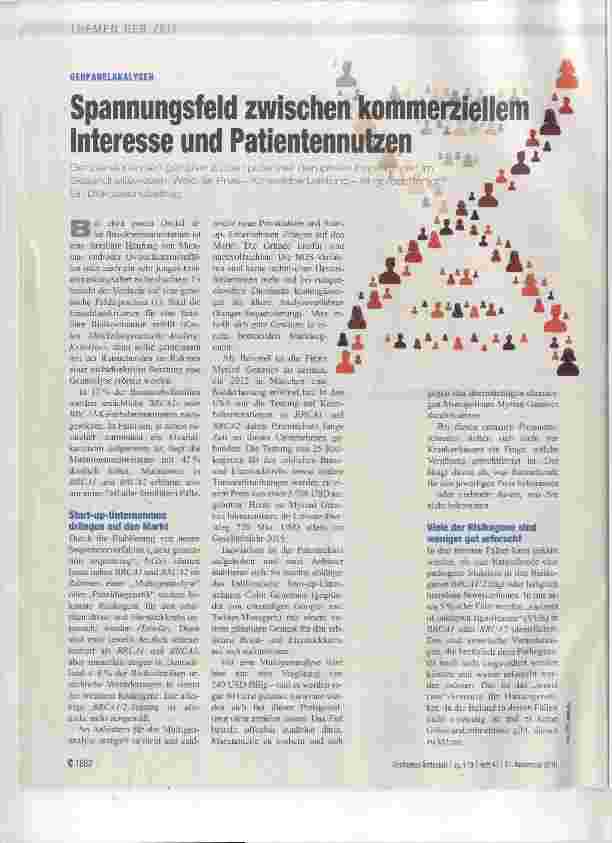 Vorschauseite 1: Spannungsfeld zwischen kommerziellem Interesse und Patientennutzen