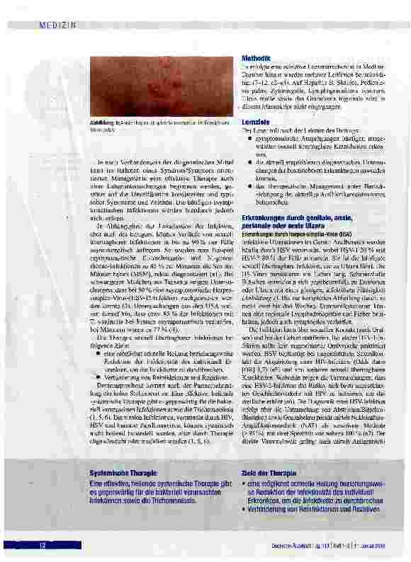 Vorschauseite 2: Klinik, Diagnostik und Therapie sexuell übertragbarer Infektionen