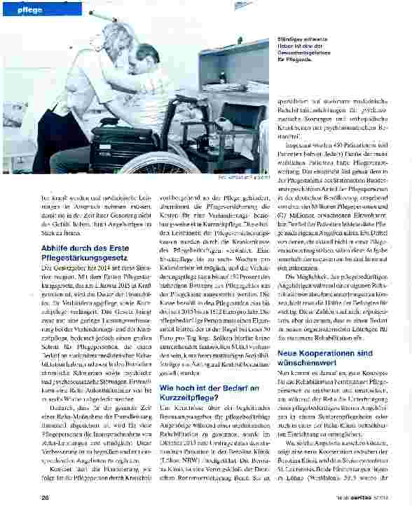 Vorschauseite 2: Wenn Pflegepersonen krank werden, was dann?