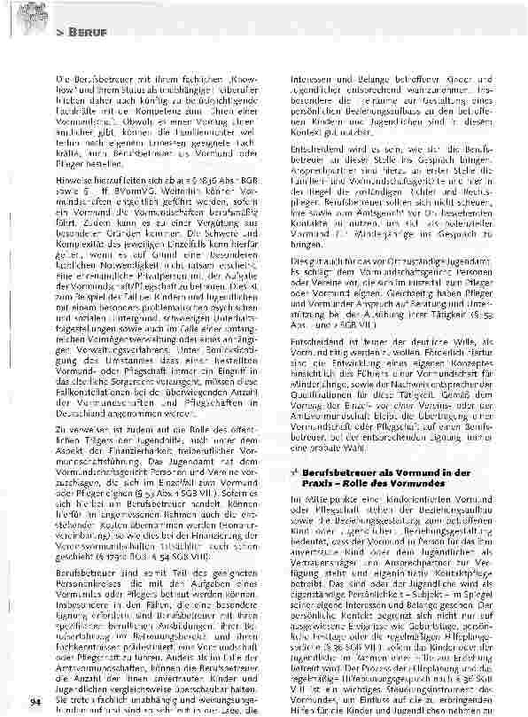 Vorschauseite 5: Vormundschaft für MinderjährigeEin Aufgabenfeld im Aufbruch