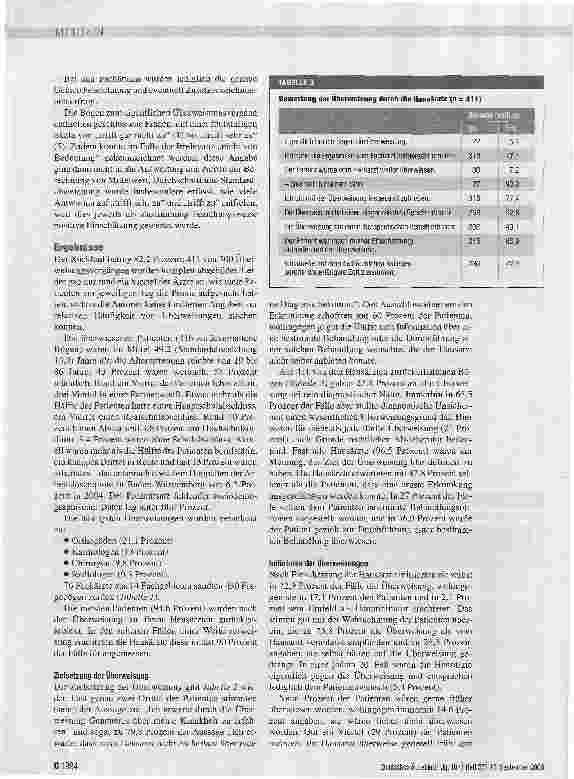 Vorschauseite 3: Überweisungen vom Hausarzt zum Facharzt: Nahtoder Bruchstelle?