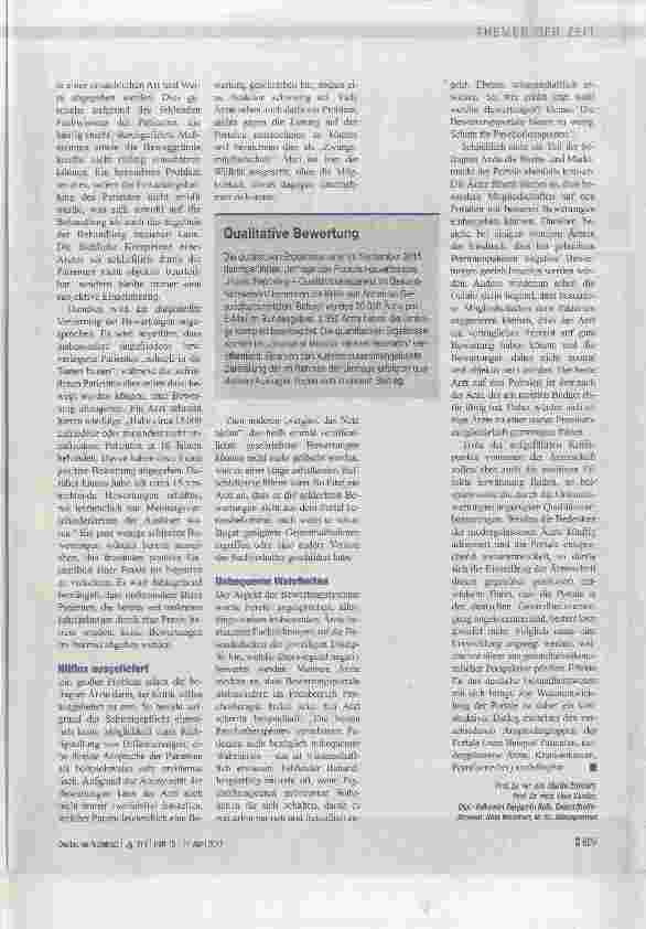 Vorschauseite 3: Die Kritik der Ärzte