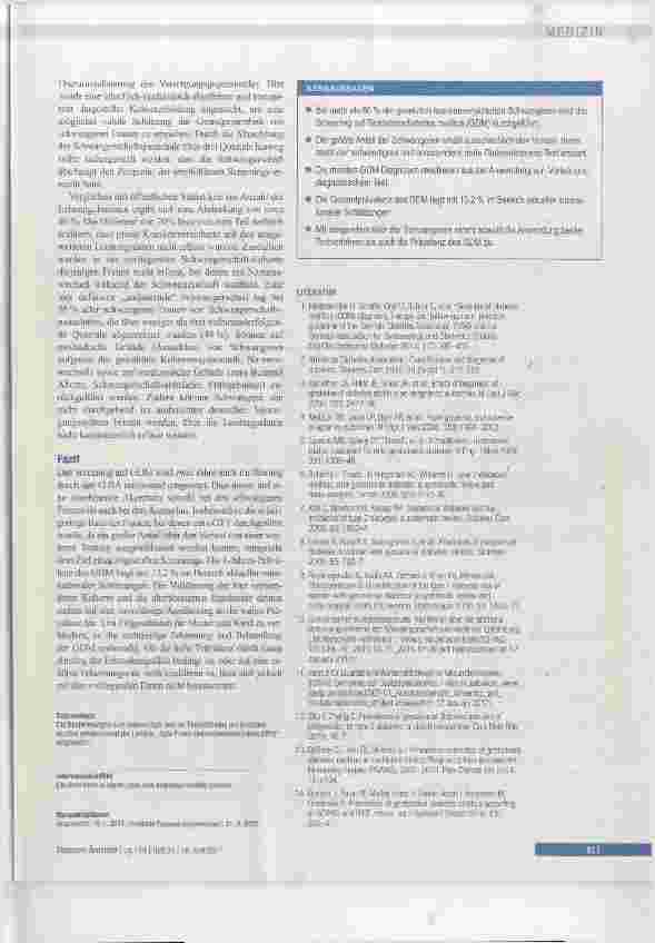 Vorschauseite 6: Prävalenz des Gestationsdiabetes