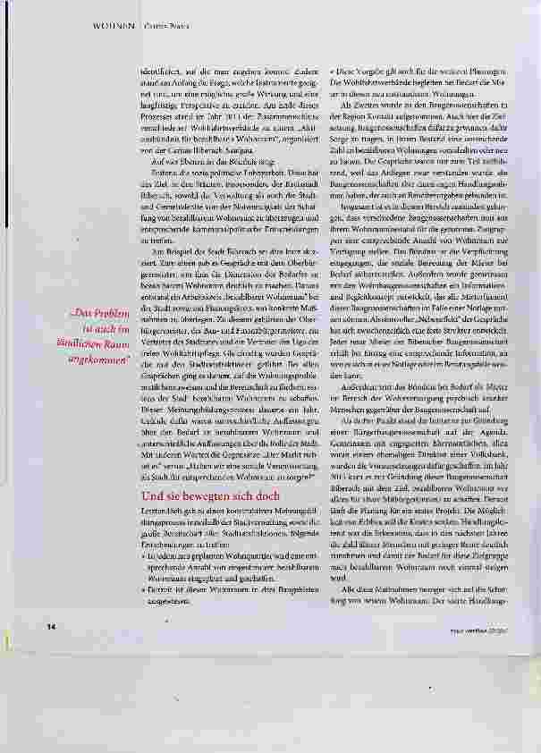 Vorschauseite 2: Auch auf dem Land ist Wohnen für viele zu teuer geworden