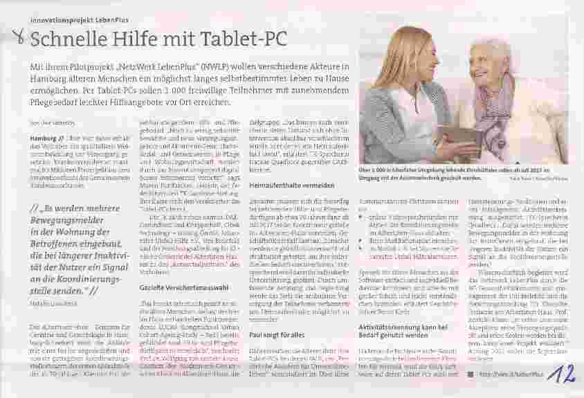 Vorschauseite 1: Schnelle Hilfe mit Tablet-PC