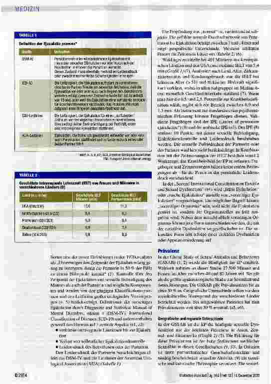 Vorschauseite 2: Einführung in die Diagnostik und Therapie der Ejaculatio praecox