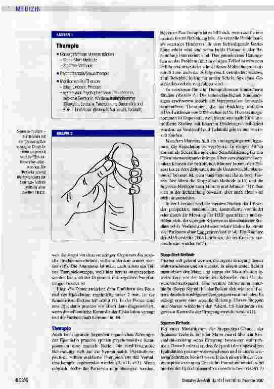 Vorschauseite 4: Einführung in die Diagnostik und Therapie der Ejaculatio praecox