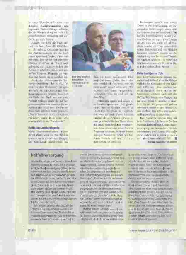 Vorschauseite 2: Belegarztsystem neu aufstellen