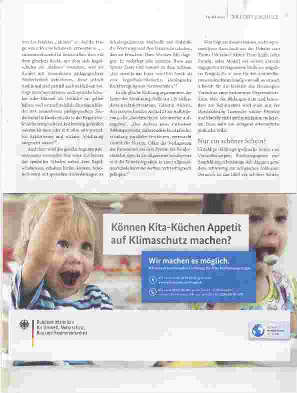 Vorschauseite 3: Ist ein inklusives Schulsystem wirklich gewollt?