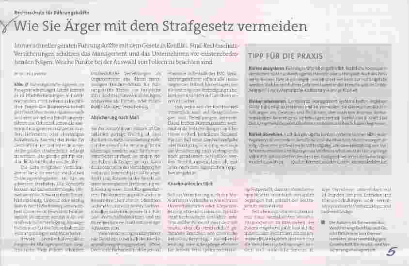 Vorschauseite 1: Wie Sie Ärger mit dem Strafgesetz vermeiden