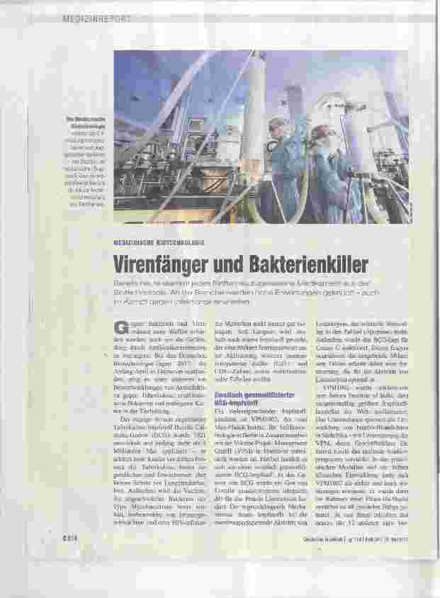 Vorschauseite 1: Virenfänger und Bakterienkiller