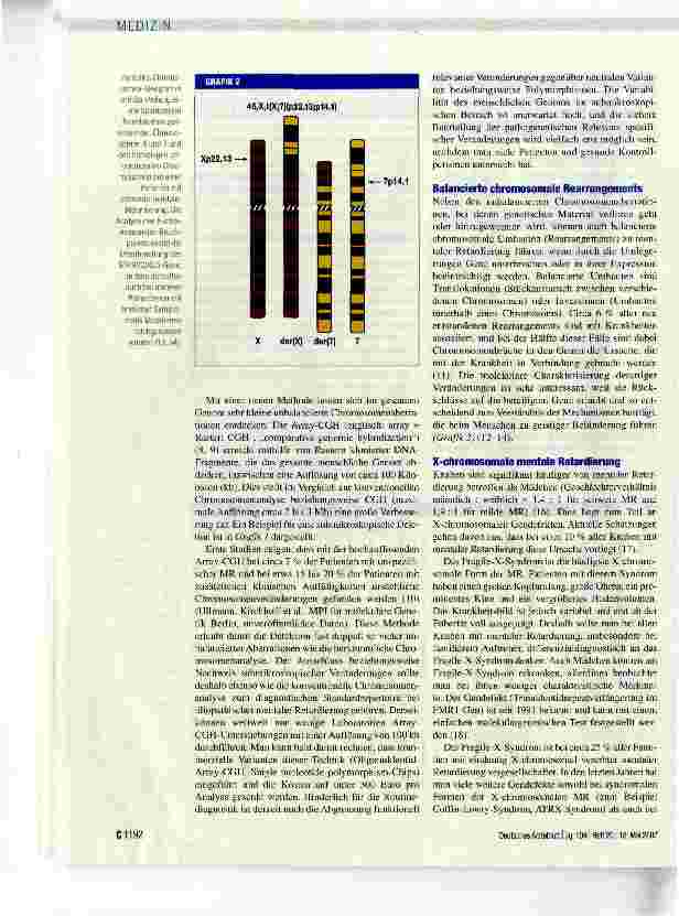 Vorschauseite 3: Genetik der mentalen Retardierung
