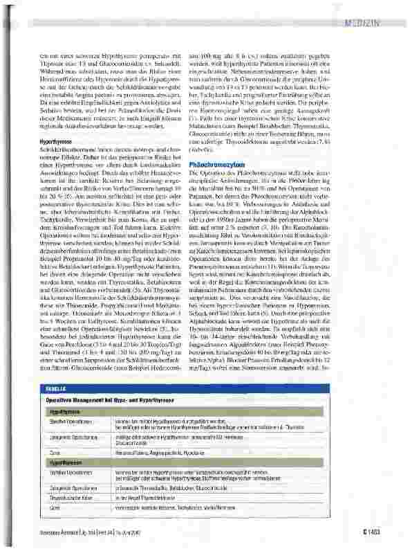 Vorschauseite 3: Perioperatives Managementbei endokrinologischen Erkrankungenund Diabetes mellitus