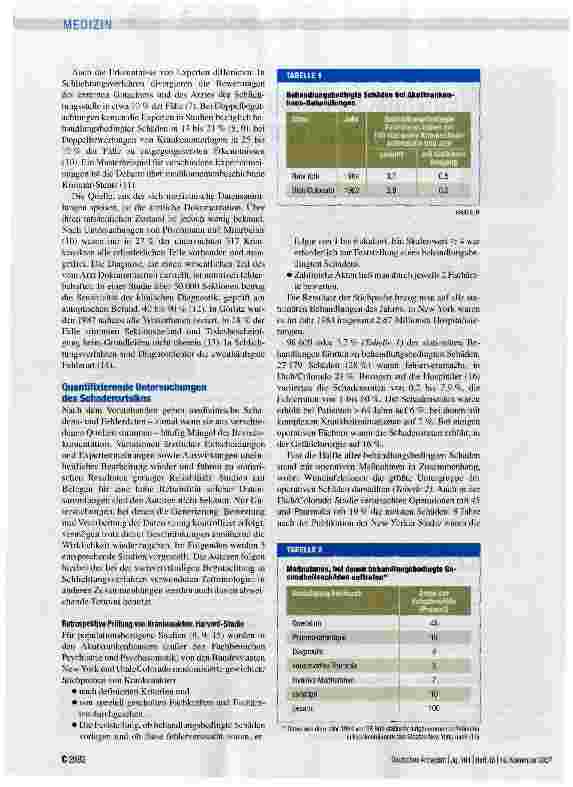 Vorschauseite 2: Medizinische Daten und Qualitätsmanagement