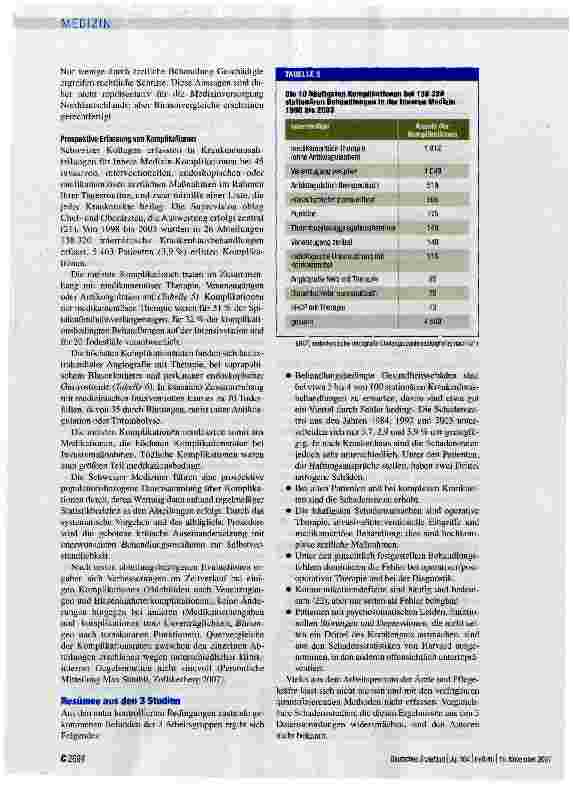Vorschauseite 4: Medizinische Daten und Qualitätsmanagement