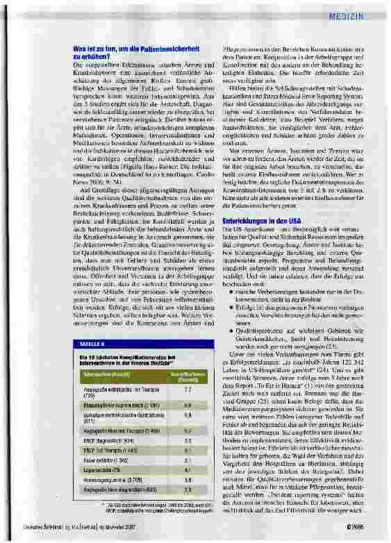 Vorschauseite 5: Medizinische Daten und Qualitätsmanagement