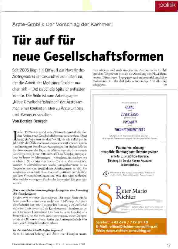 Vorschauseite 1: Tür auf für neue Gesellschaftsformen