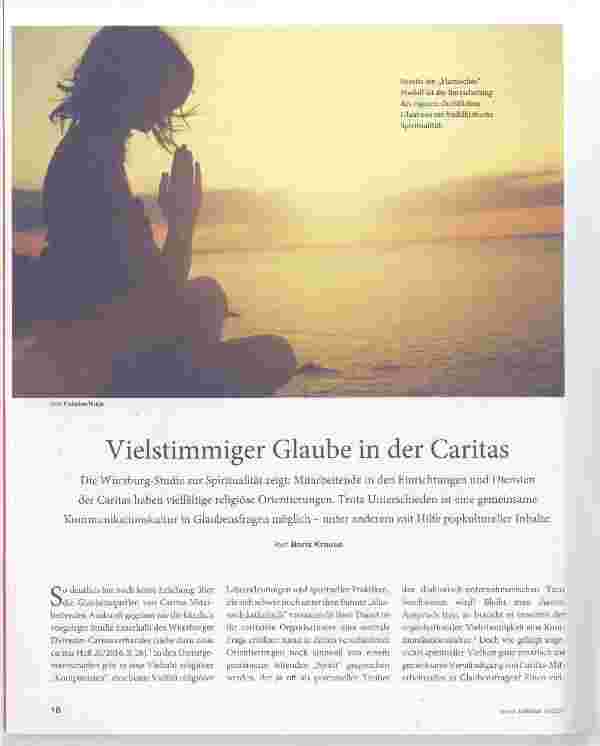 Vorschauseite 1: Vielstimmiger Glaube in der Caritas