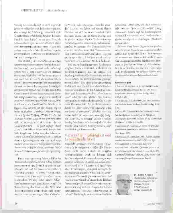 Vorschauseite 3: Vielstimmiger Glaube in der Caritas