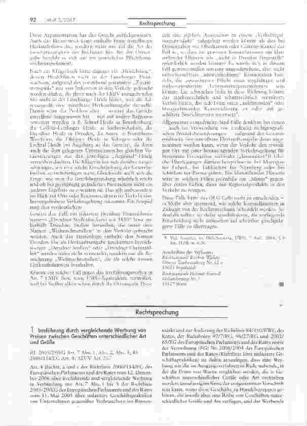 Vorschauseite 2: Irreführende Herkunftsbezeichnung bei Honig?
