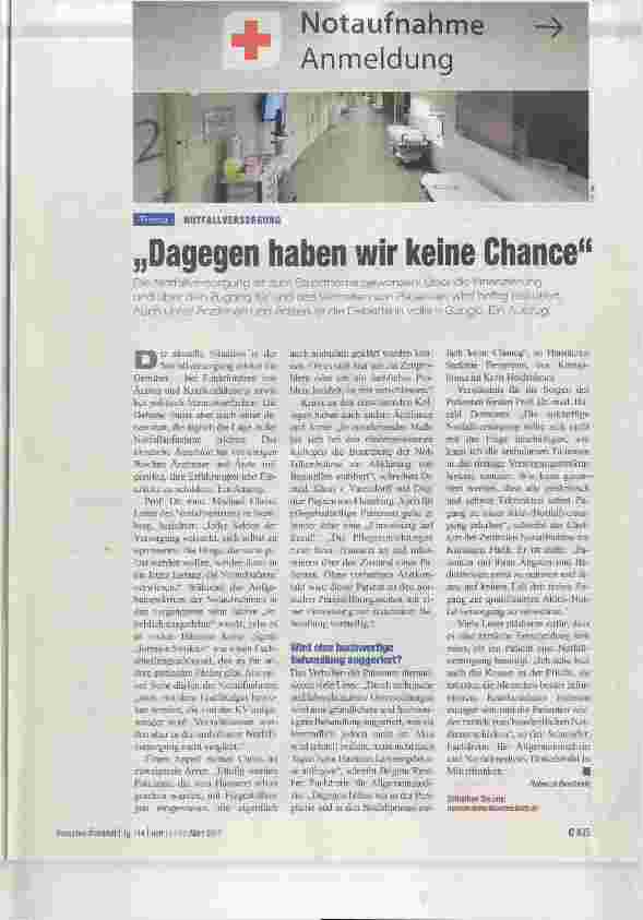 Vorschauseite 1: Dagegen haben wir keine Chance