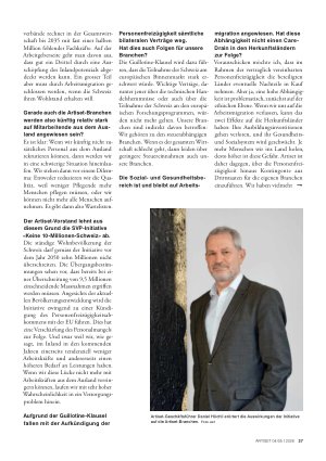 Vorschauseite 2: «Wir laufen mit hoher Wahrscheinlichkeit in ein Versorgungsproblem hinein»