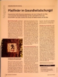 Vorschauseite 1: Pfadfinder im Gesundheitsdschungel