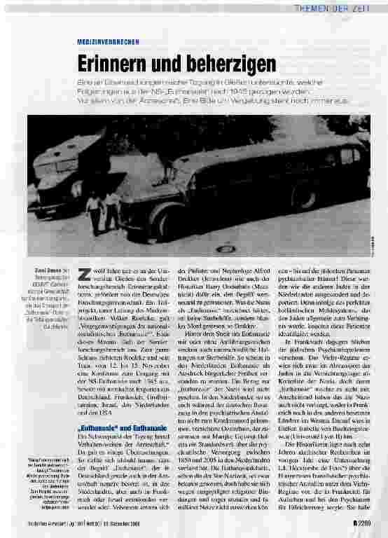 Vorschauseite 1: Erinnern und beherzigen