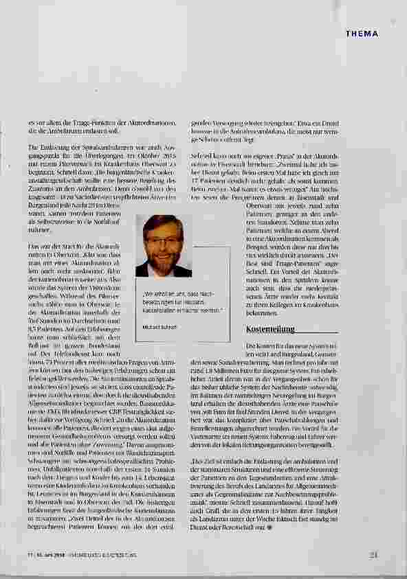 Vorschauseite 2: Entlastung für die Hausärzte